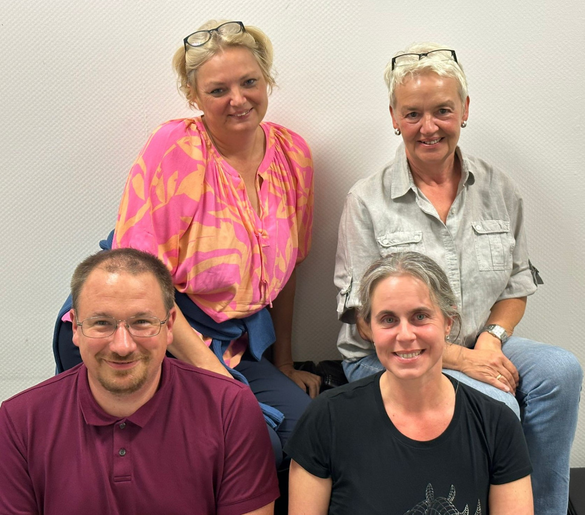 oben v.l.n.r. Katrin Seeger, Gabriele Pauker-Buß unten Robert Nawrath und Nicole Sauerwein-Pittich